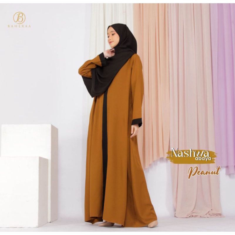 NASHWA ABAYA SET PASHMINA