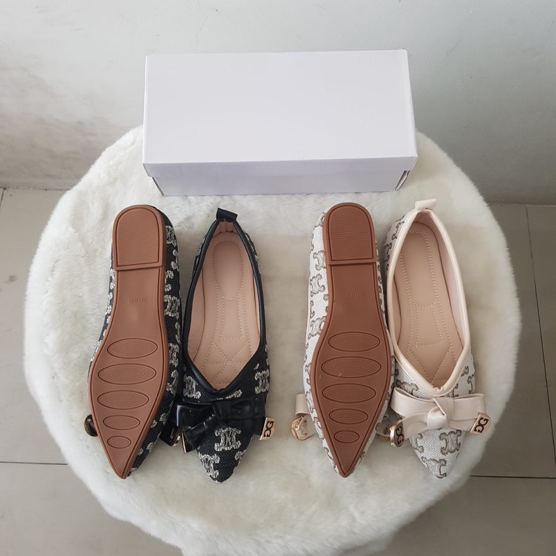 [✅BISA COD] Sepatu Wanita Import Moon Slip On viral 2022 10085