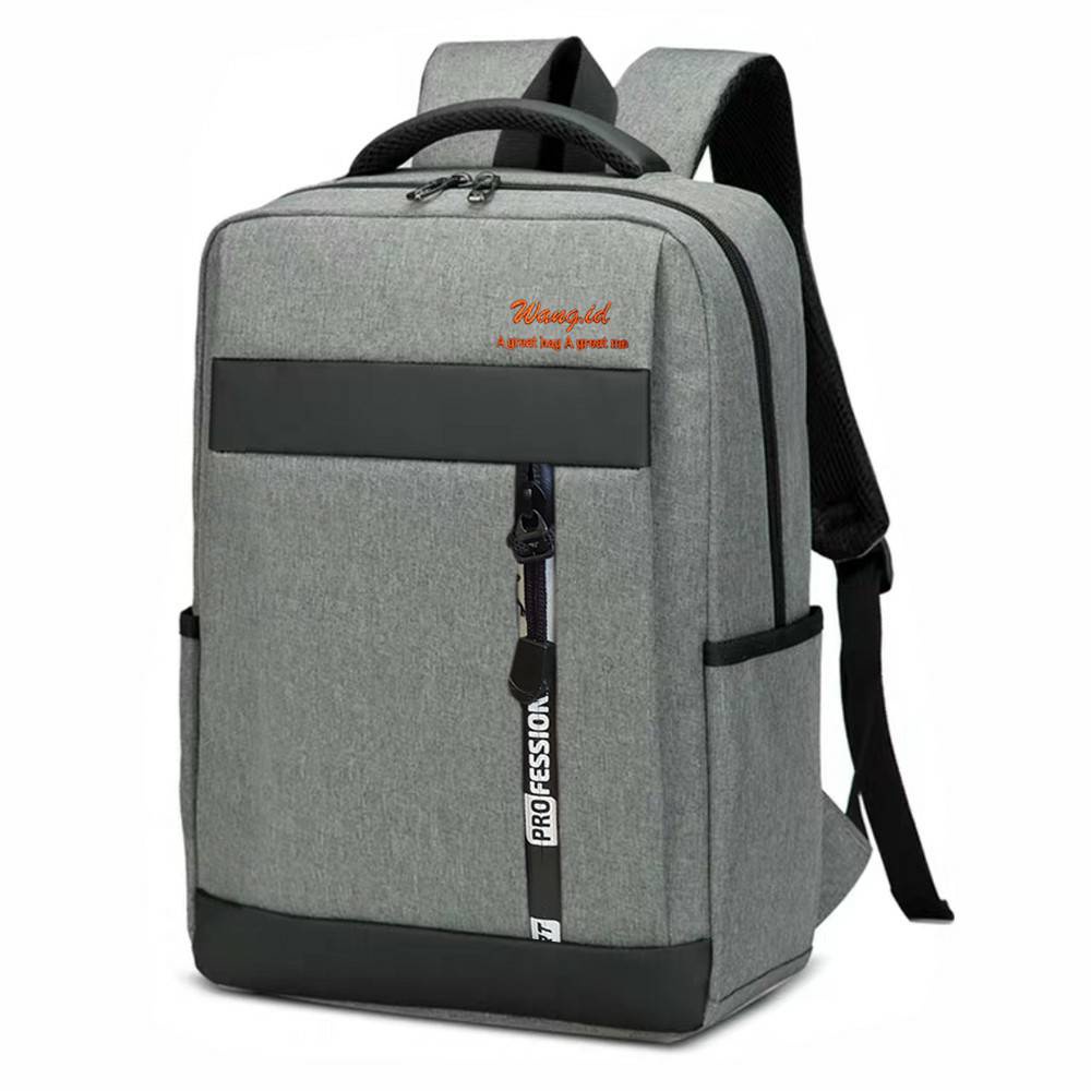 Tas Pria ZB RW008 Distro Raindoz Bandung Ransel Punggung Backpack Cowok Keren Sek BRAN NB-Tp BJ Free Rain Cover