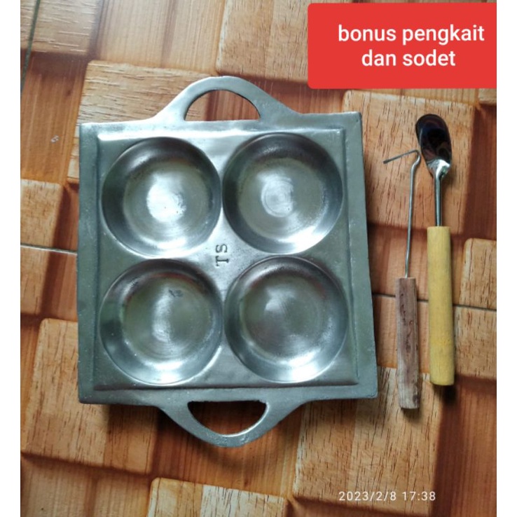 Cetakan Cimin lubang 4/ cetakan Martabak mini