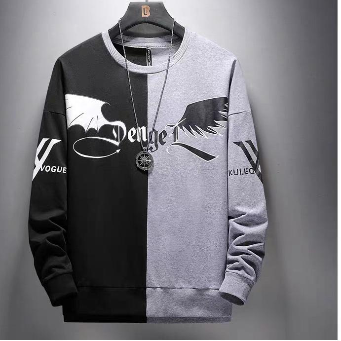 ✪ Sweater Pria/Sweter Pria/Sweter/Sweater Denger Kombinasi Bahan Fleece UK L-XL ♪