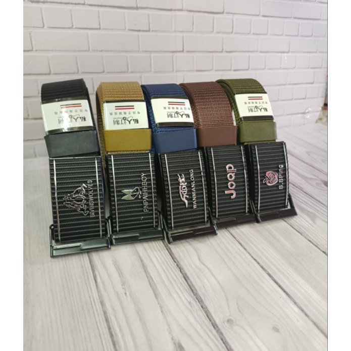 Terbaru Ikat Pinggang Pria / Ban Pinggang Nylon