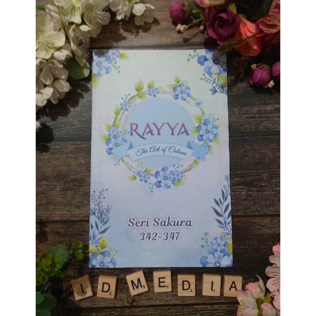 Katalog Blanko Undangan Rayya Seri Sakura 342 - 347