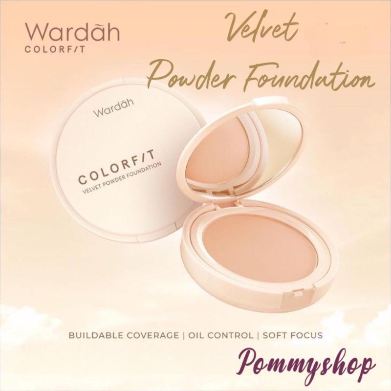 Wardah Colorfit Velvet Powder Foundation