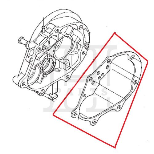 PAKING GIGI GARDAN GASKET TRANSMISSION CASE PCX 125 CBU FI ESP 21395-KWN-900 ASLI ORIGINAL AHM HGP HONDA