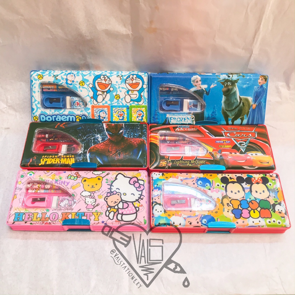 

Terlaris ✨ -Tempat Pensil Magnet FULL SET doraemon, hello kitty, frozen, cars, spiderman, tsum-tsum- 2.2.23