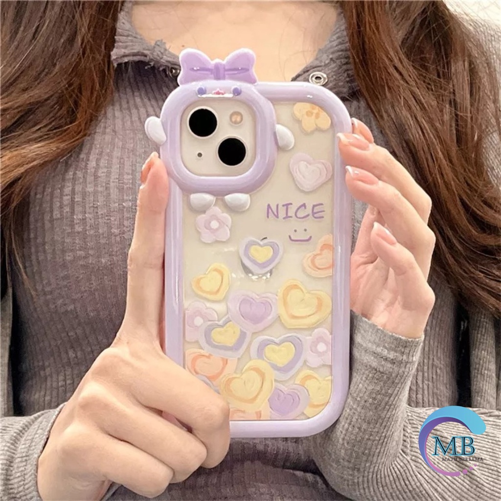 SS140 SOFTCASE LOVE PURPLE FOR IPHONE X XS XR XS MAX 11 12 13 14 PRO MAX MB4323