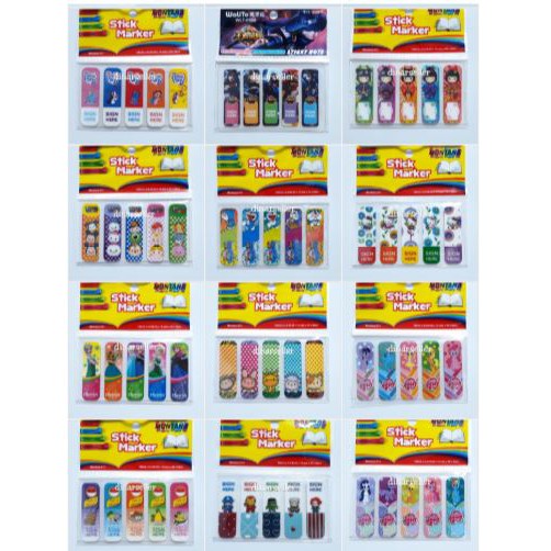 

Terlaris ✨ -Sticky Note Plastik Stick Marker / Pembatas Buku (Grosir)- 2.2.23