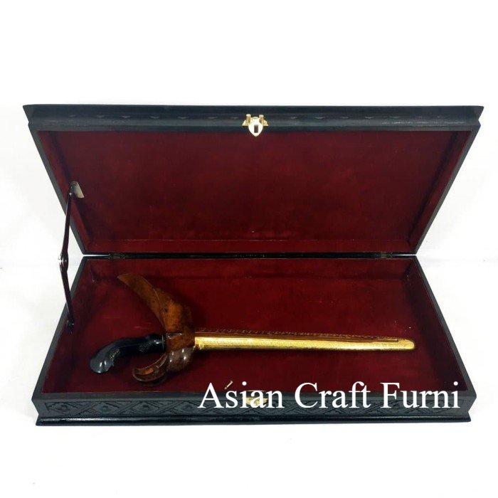 Kotak Tempat Wadah Menyimpan Keris Box Pusaka Tombak Tosan Aji Termuarah ACF7878