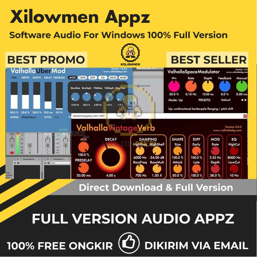 [Full Version] ValhallaDSP Bundle 20 Pro Lifetime Audio Software WIN OS