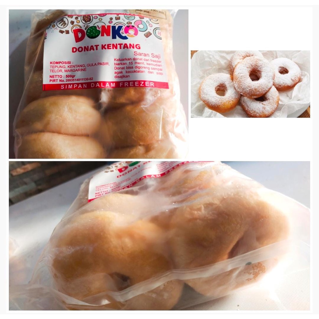 

donat kentang isi 10pcs free gula