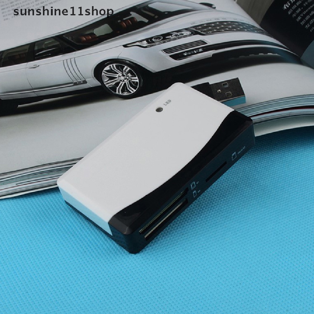 Sho SSK All-in-1 USB 2.0 Card Reader Mendukung Adapter Pembaca Kartu SD Micro-SD MS CF N