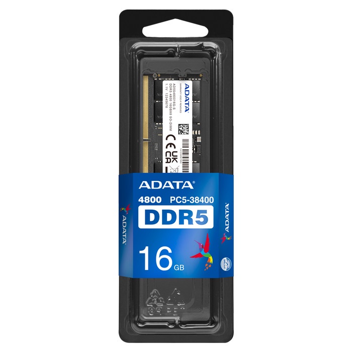 ADATA RAM DDR5 SODIMM 8GB, 16GB, 32GB PC38400 4800Mhz For Laptop