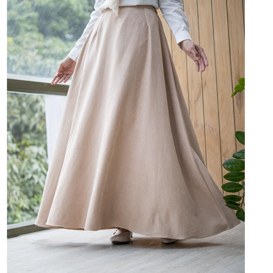 ❅ Ashana Skirt | Zysku Xena | Rok Basic Lebar Marino Suede ✷