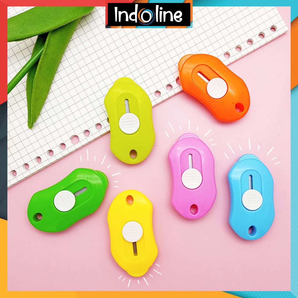 

Cutter Mini Portable Pisau Pemotong Kertas Cutter Sekolah Import COD 793
