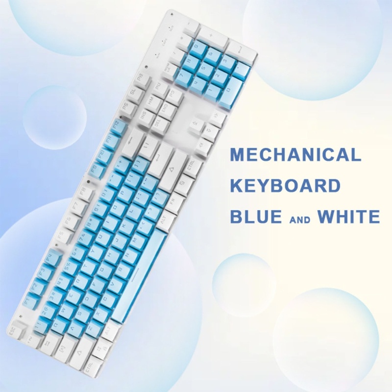 Zzz Keyboard Mekanik RGB Kabel 104Key Keyboard Gaming E-sports Dengan Backlit LED