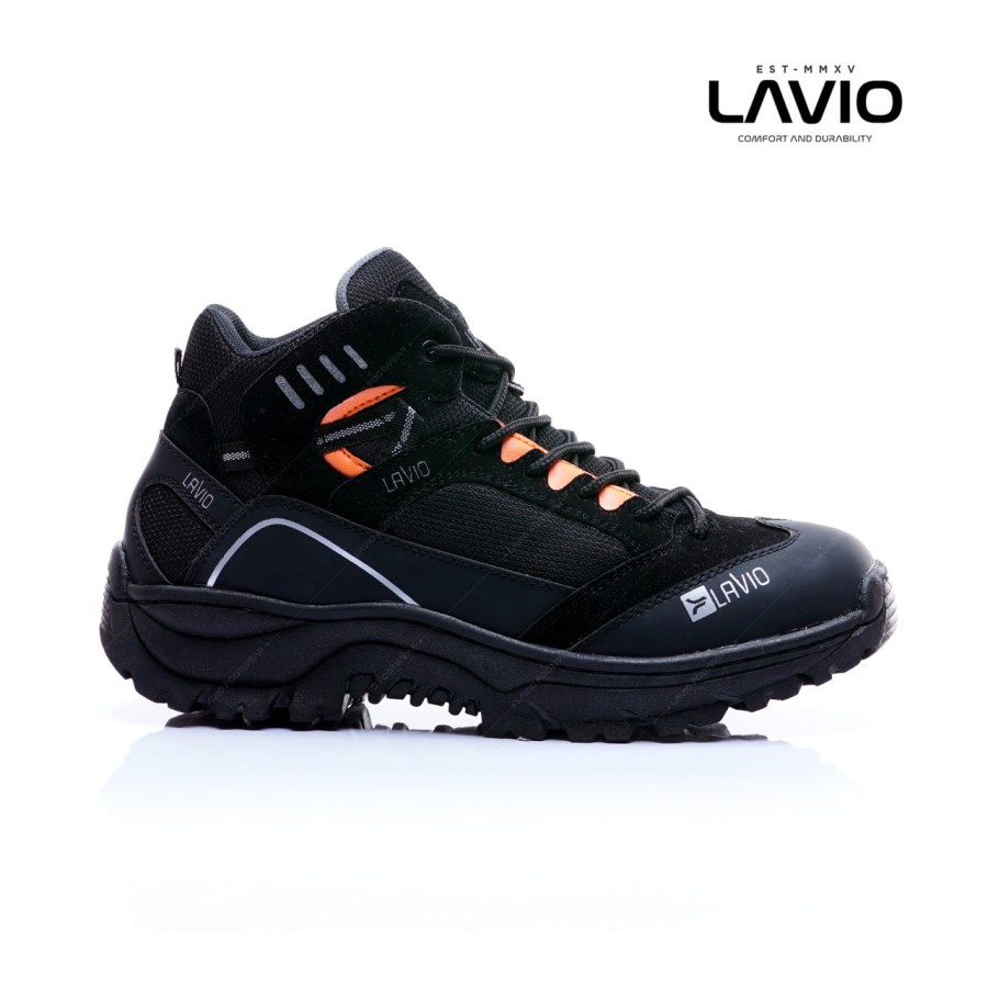 Sepatu Safety Ujung Besi Boots Klasik Safety Sport Lavio Footwear Original Kerja Proyek Lapangan Gunung Touring Hiking Anti Slip