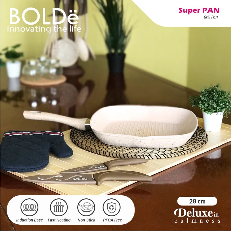 Wajan Pemanggang Ayam GRILL PAN 28 cm Bolde