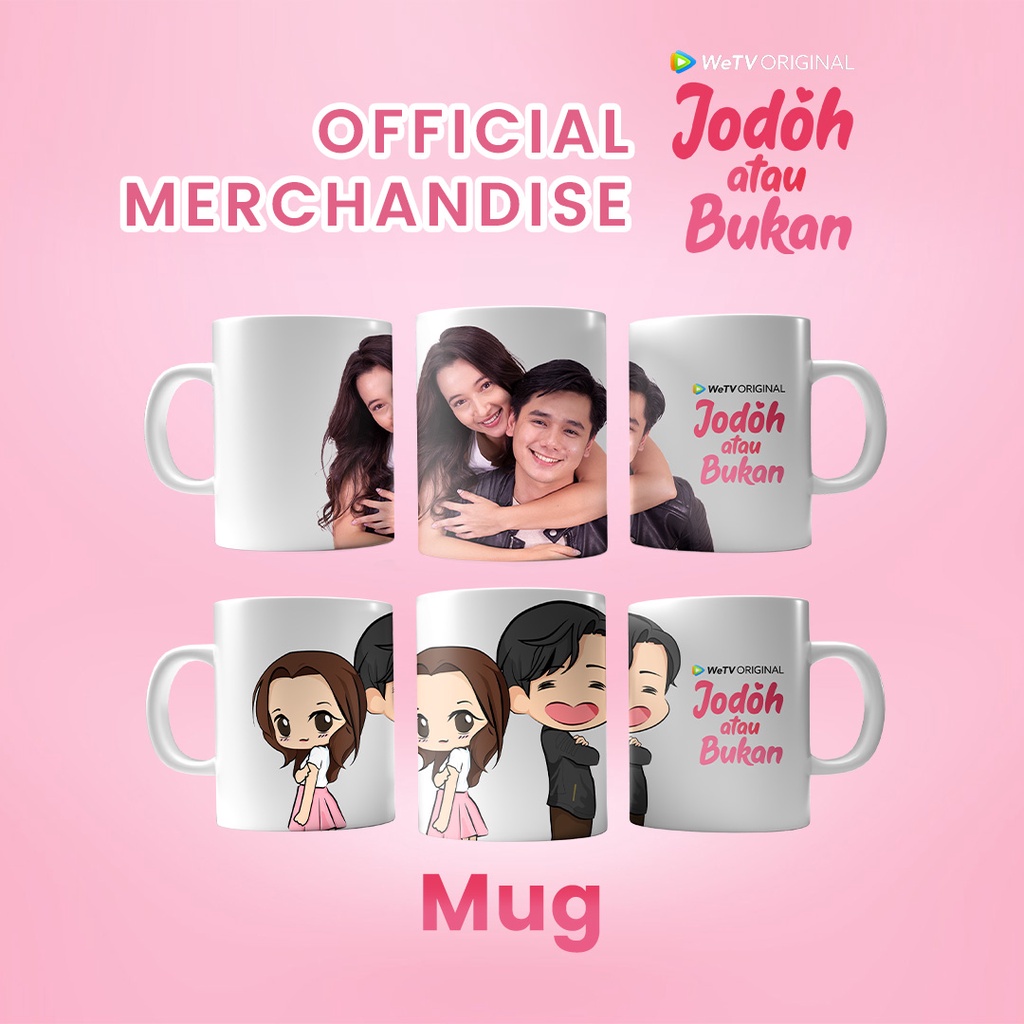 [PRE ORDER] Mug Gelas Eksklusif - WeTV Original Jodoh Atau Bukan