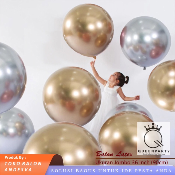 balon latex jumbo elegan 36 inch / balon latex doff dekorasi balon 36 inch / balon karet jumbo ecer