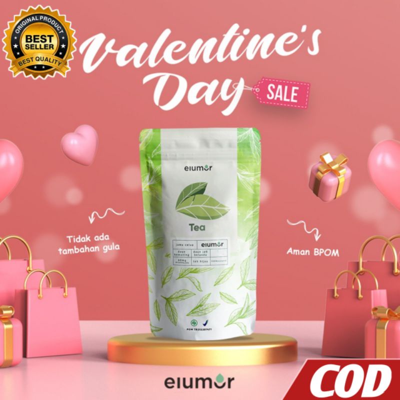 Jual ELUMOR SLIM SLIMMING SLIMING SLEAMING GREEN TEA PREMIUM TEH DIET