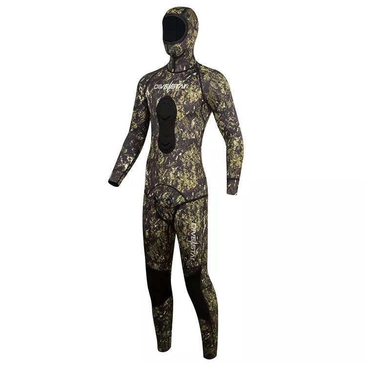 Wetsuit Divestar Camo Green Army 1,5mm