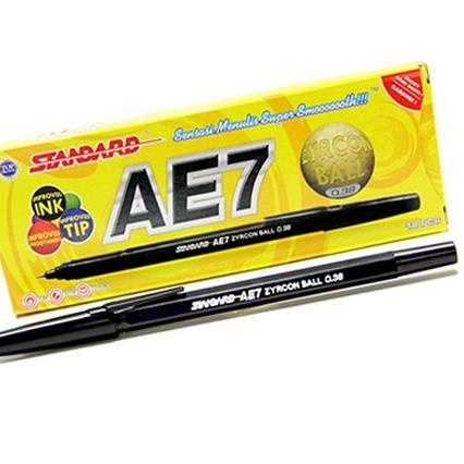 

Grosir Terkeren [12 pcs] PULPEN STANDART AE7 ORIGINAL