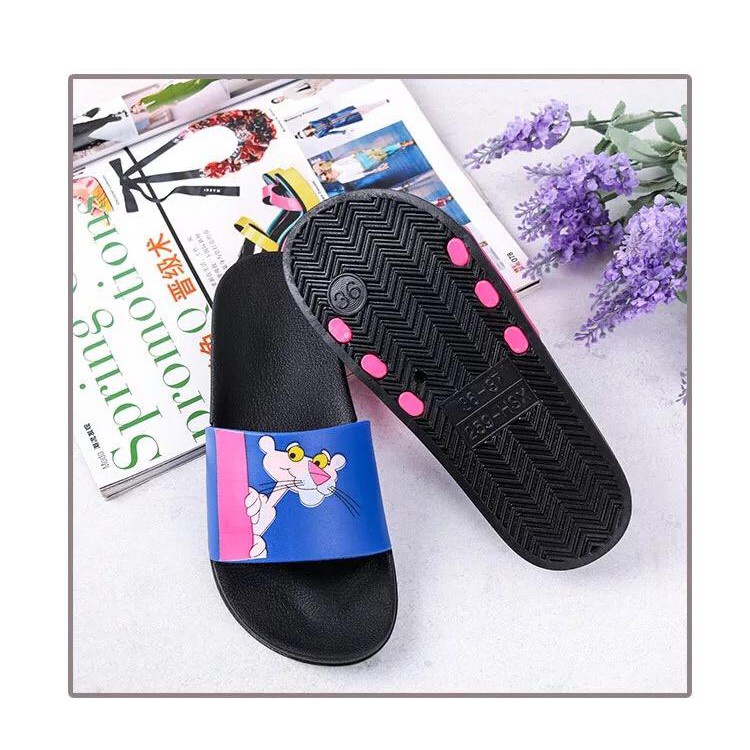 (LOLI-JKT) Sandal COUPLE Panther Sandal Karakter Lembut Nyaman