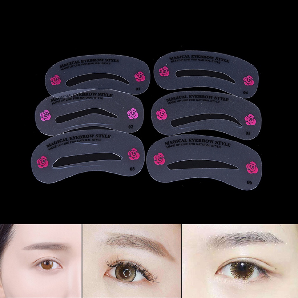 [AdornmentNo1] 24style Eye Brow Class Guide Grooming Membentuk Asisten Kartu Gambar Alis [ID]