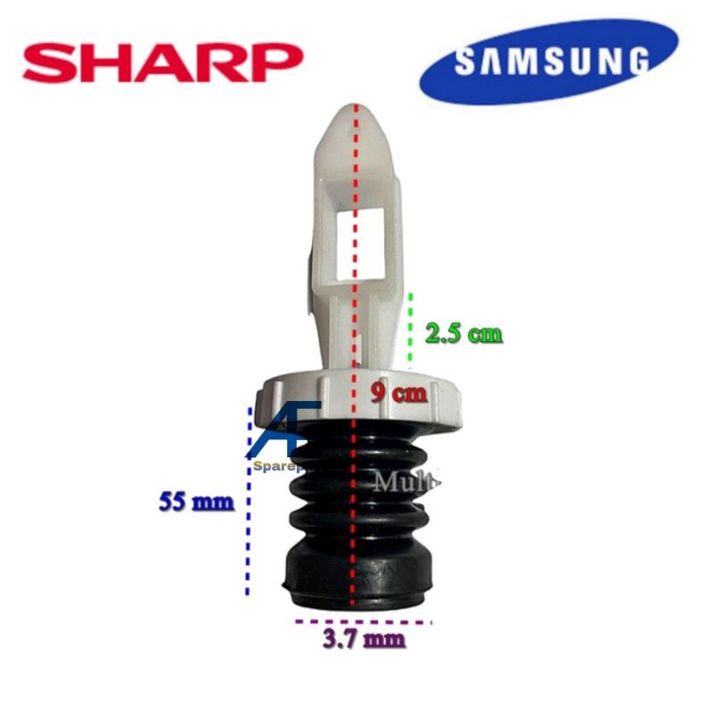 Seal Karet Pembuangan Mesin Cuci Sharp 1 Tabung