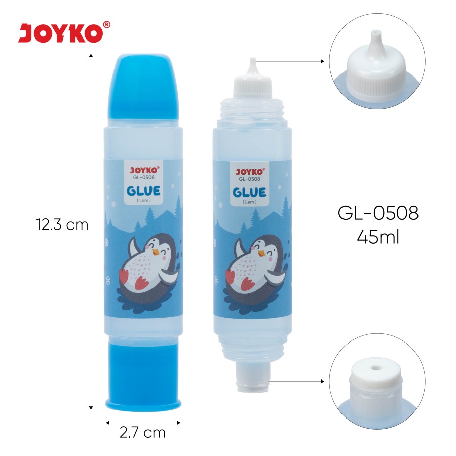 Liquid Glue / Lem Kertas Cair Joyko GL-0508 / 45ml