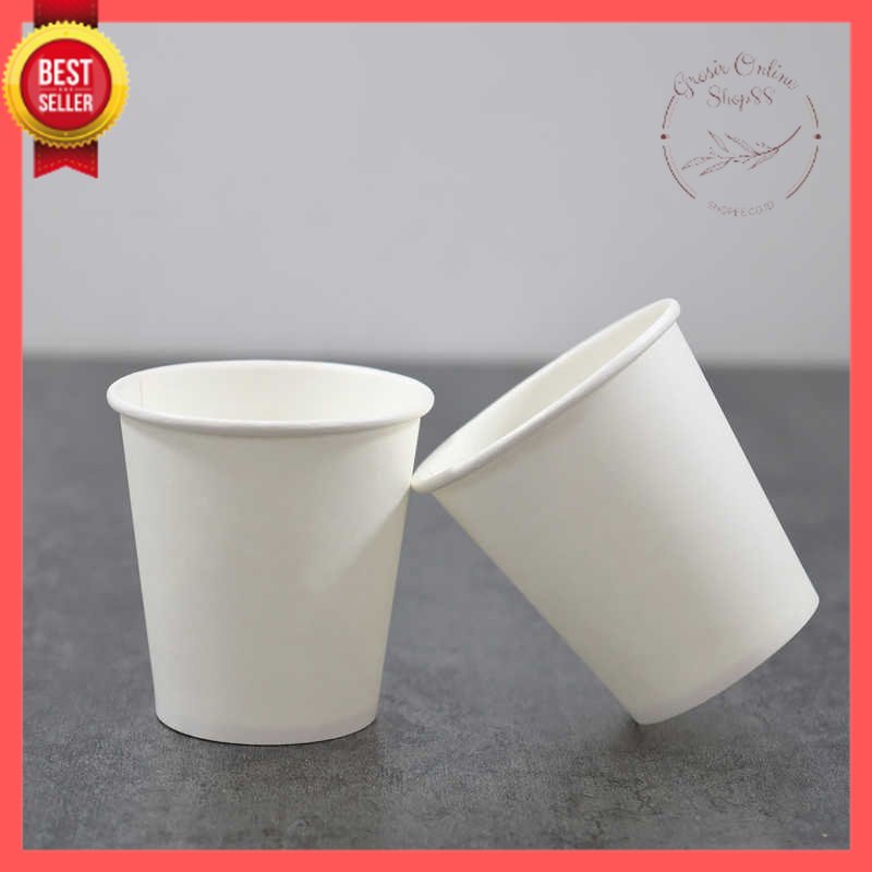 GOS -C407- 1 PCS Gelas Paper Cup - Gelas Kopi Paper Cup 8oz - Gelas Kertas Kopi