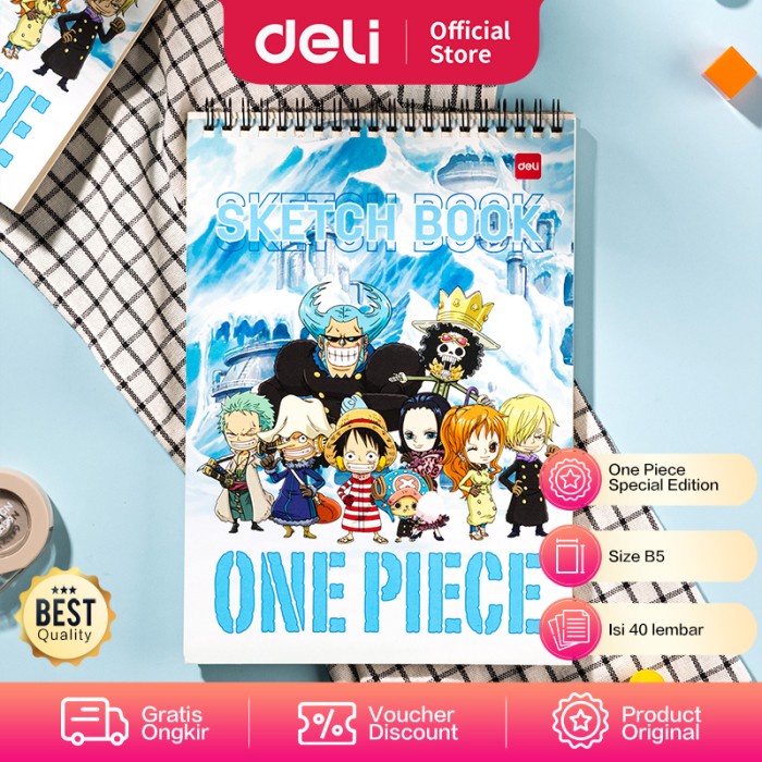 

Terlaris Deli Sketch Book / Buku Gambar Sketsa Size B5 Vertikal En011