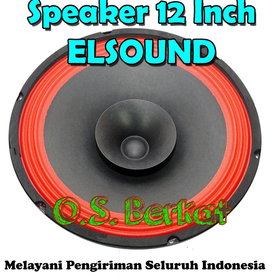 Harga Termurah ・ Woofer Fullrange 12" / Speaker Bass 12 in / Woofer Elsound 12 Inch / Woofer Speaker Full range 웃