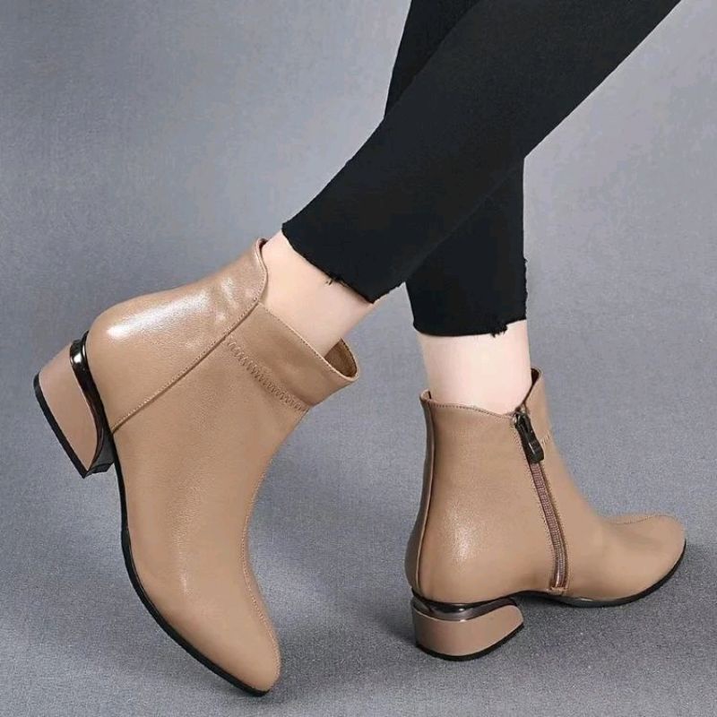 sepatu boots wanita import tipe s609