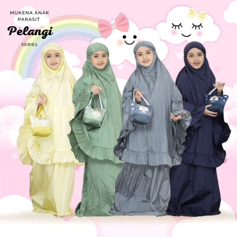 MUKENA PARASIT ANAK | MUKENA ANAK PARASIT