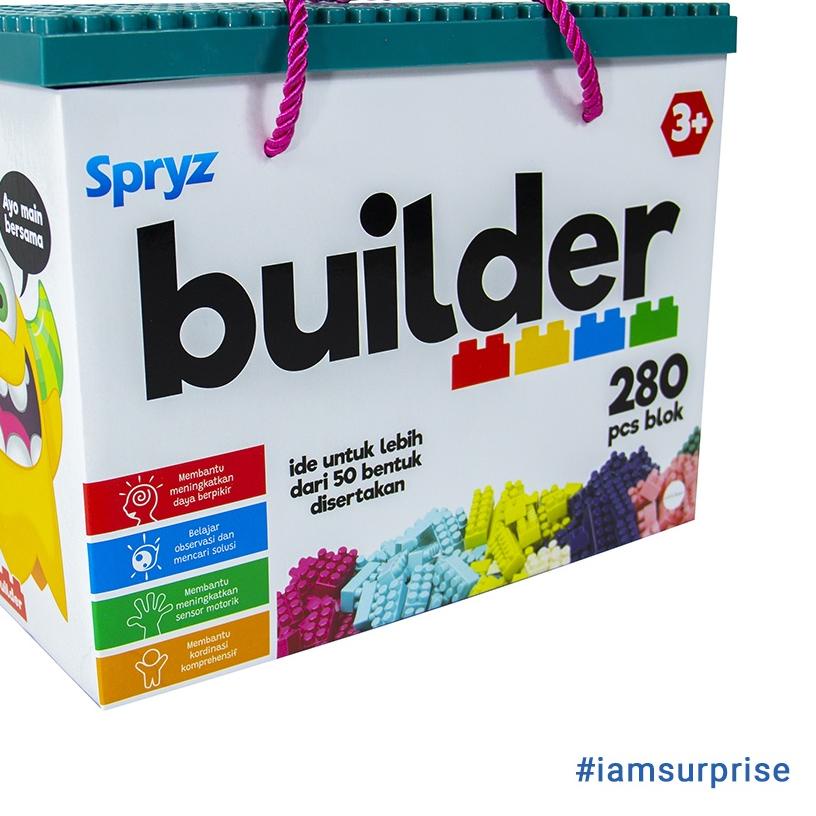 ♟ Spryz Builder Mainan Bricks Block  ♬