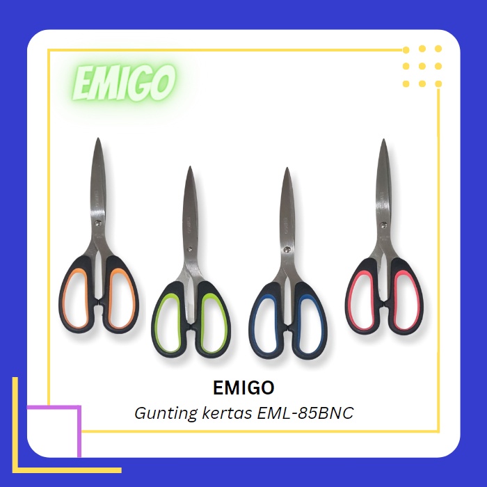 

EMIGO Gunting Kertas EML-85BNC - 1 pcs