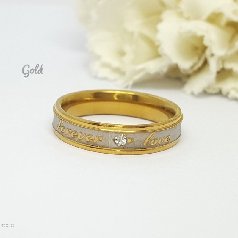 4s Grosir Solo || Cincin Titanium Forever Love Kualitas Super Anti Karat Dan Luntur Cocok Utk Annivesary Pria Dan Wanita