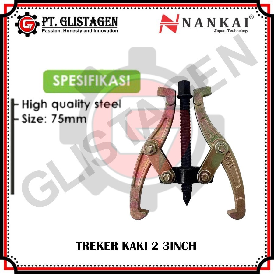 Nankai Treker 2 Kaki 3&quot; inch 75mm / 2 Jaw Gear Puller