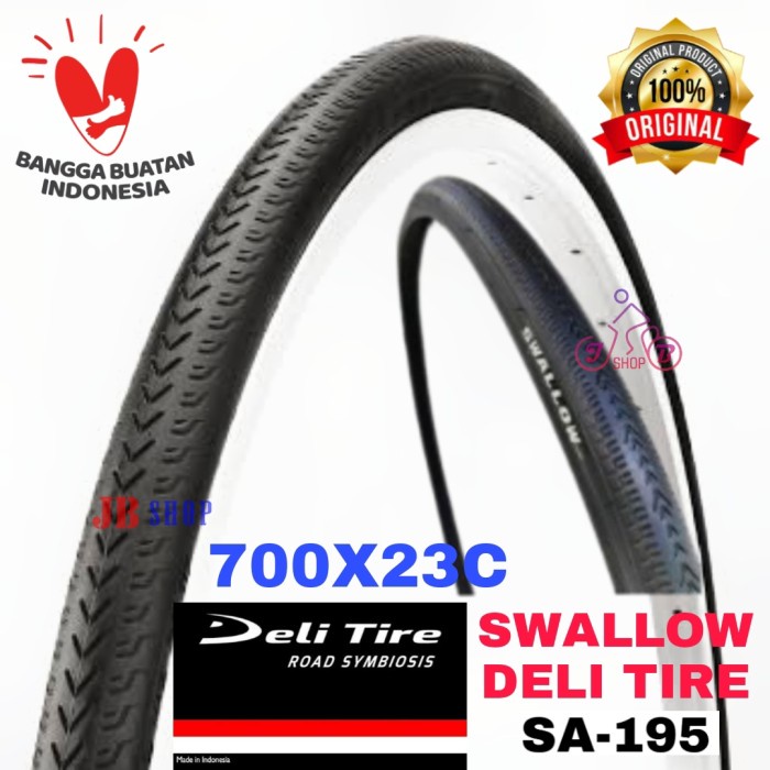 Ban Ban Luar Sepeda 700 X 23 25 28 Swallow Deli Tire 700X23 700X25 700X28