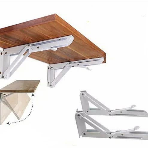 Goodangku Engsel Meja Lipat/ Braket Engsel Meja Lipat Dinding 25 30 40 cm