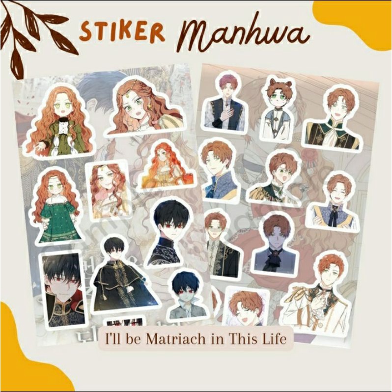 

Sticker Manhwa Waterproof Anti air I will be matriach in this life/stiker A6 I shall master this life korea murah