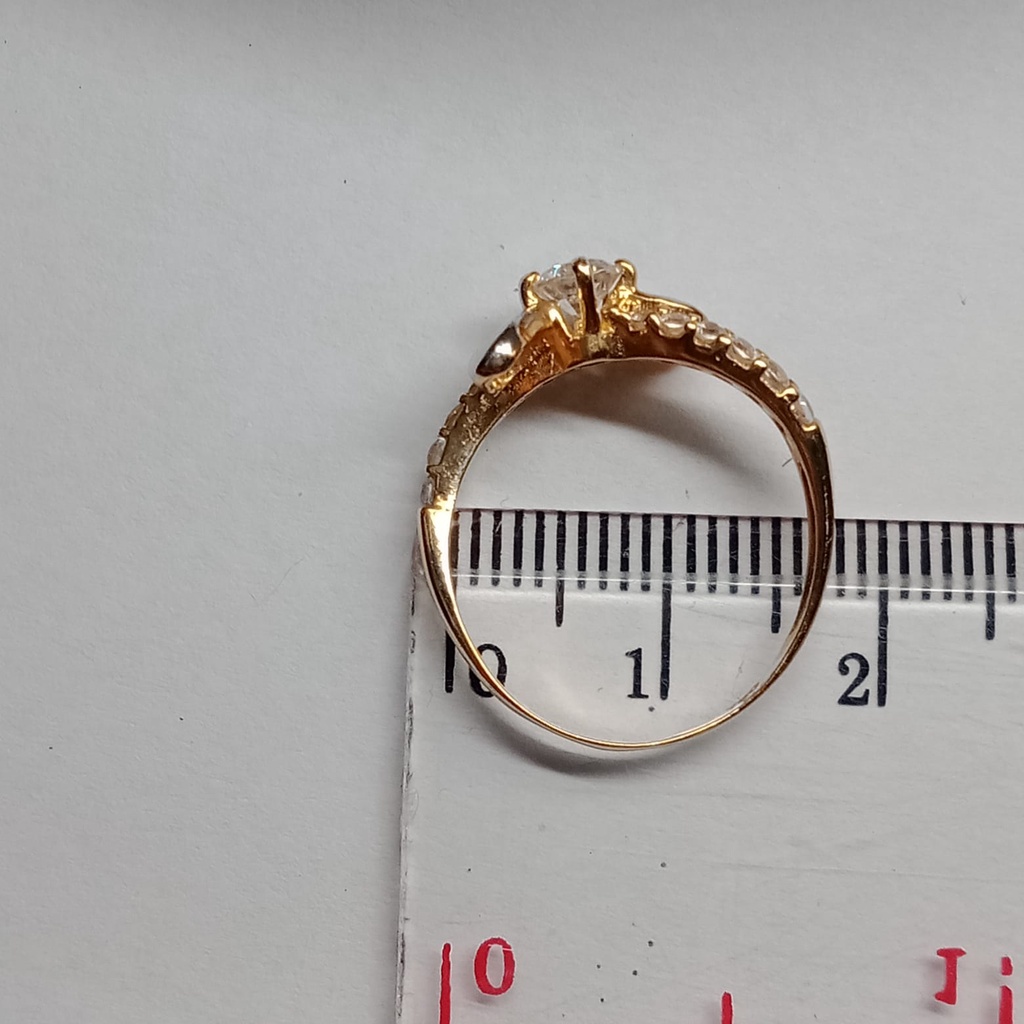 Cincin emas 17k - 2.05 gr kadar 750 - 4184