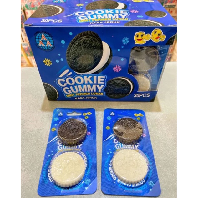 Permen Lunak Bentuk Oreo isi 30 Pcs (Best Seller Rasanya Mantap)