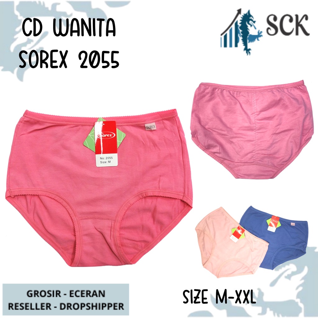 CD Wanita SOREX 2055 Bahan Katun / Celana Extra Lembut Katun SOREX 2055 - sckmenwear GROSIR