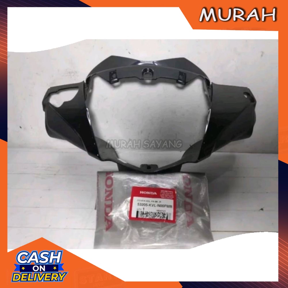 Cover Batok lampu Depan Honda Supra X 125 Batman 2007-2013 Hitam Original