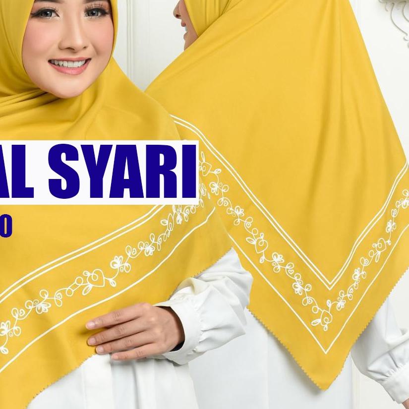 ℗ HIJAB VOAL SYARI / KERUDUNG SEGI EMPAT SYARI / JILBAB SEGI 4 SYARI MOTIF/KERUDUNG SYARI ♡