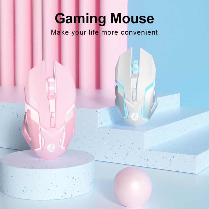 Goojodoq M08 Mouse Gaming 2in1 Bluetooth &amp; Wireless RGB 2.4G 1600 DPI Rechargeable