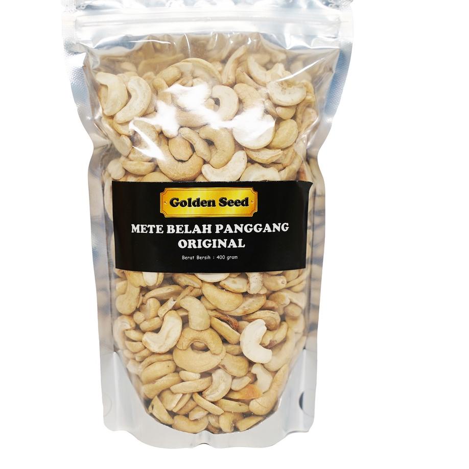 

✧ [BELAH] METE BELAH PANGGANG ORIGINAL 400 GR | MEDE OVEN MENTE ROASTED SPLIT CASHEW 400 GRAM | ORIGINAL ✸